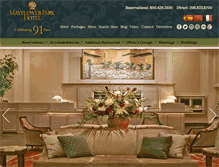 Tablet Screenshot of mayflowerpark.com